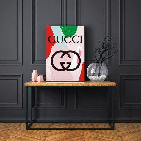 gucci wall art|gucci printable wallpaper.